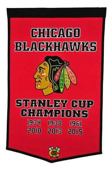 Lot Detail - Chicago Blackhawks Retired Numbers Banner Frame
