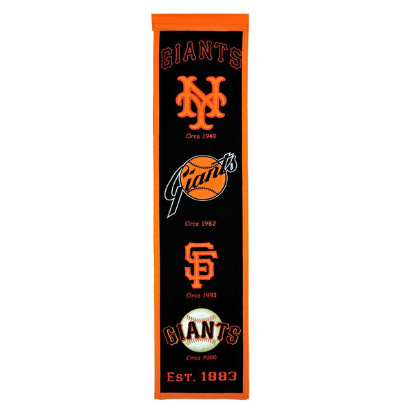  San Francisco Giants Heritage History Banner Pennant : Sports  & Outdoors