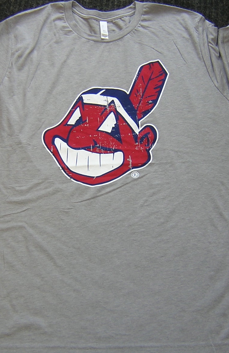 Cleveland Indians SS Wahoo Gray Tri Blend T-shirt 2X – GPS Sports Gallery