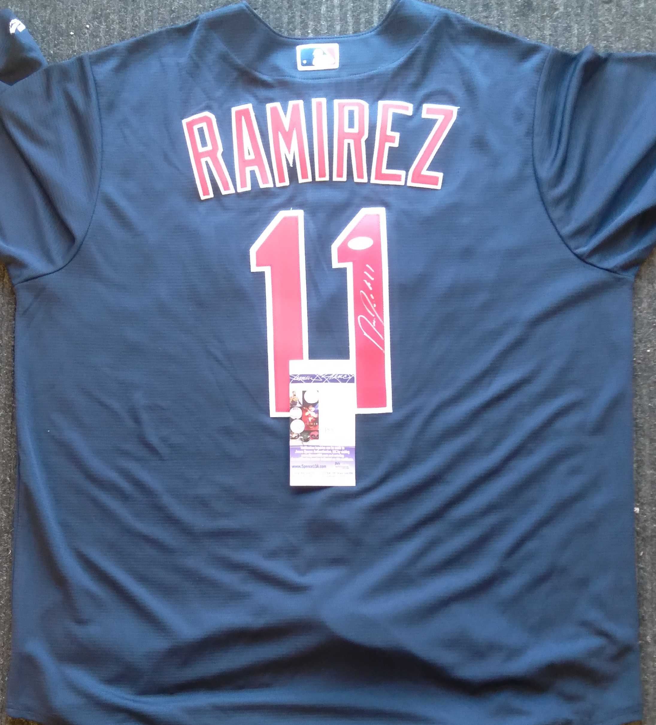 Jose Ramirez Cleveland Indians Autographed 8x10 Sports Photo B JSA COA -  All Sports Custom Framing