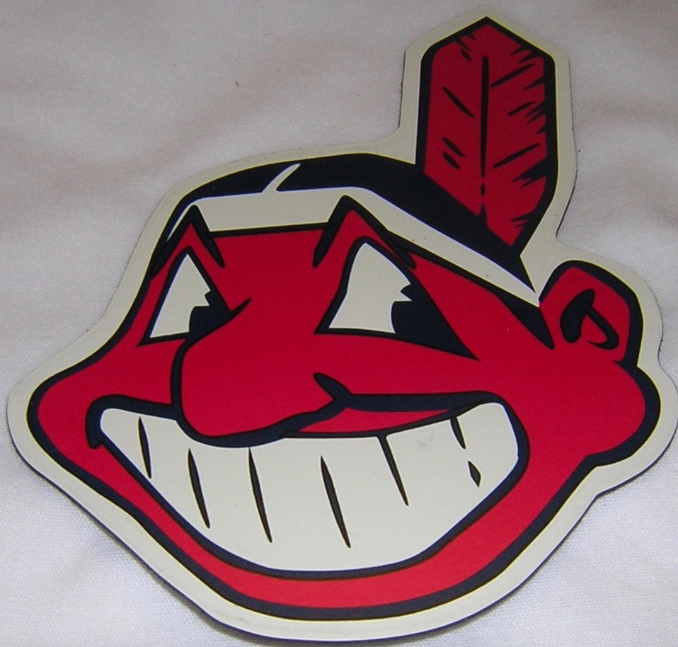 Cleveland Indians Chief Wahoo Car Magnet – GPS Sports Gallery