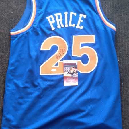 Mark Price Cleveland Cavaliers Autographed Blue Custom Jersey JSA
