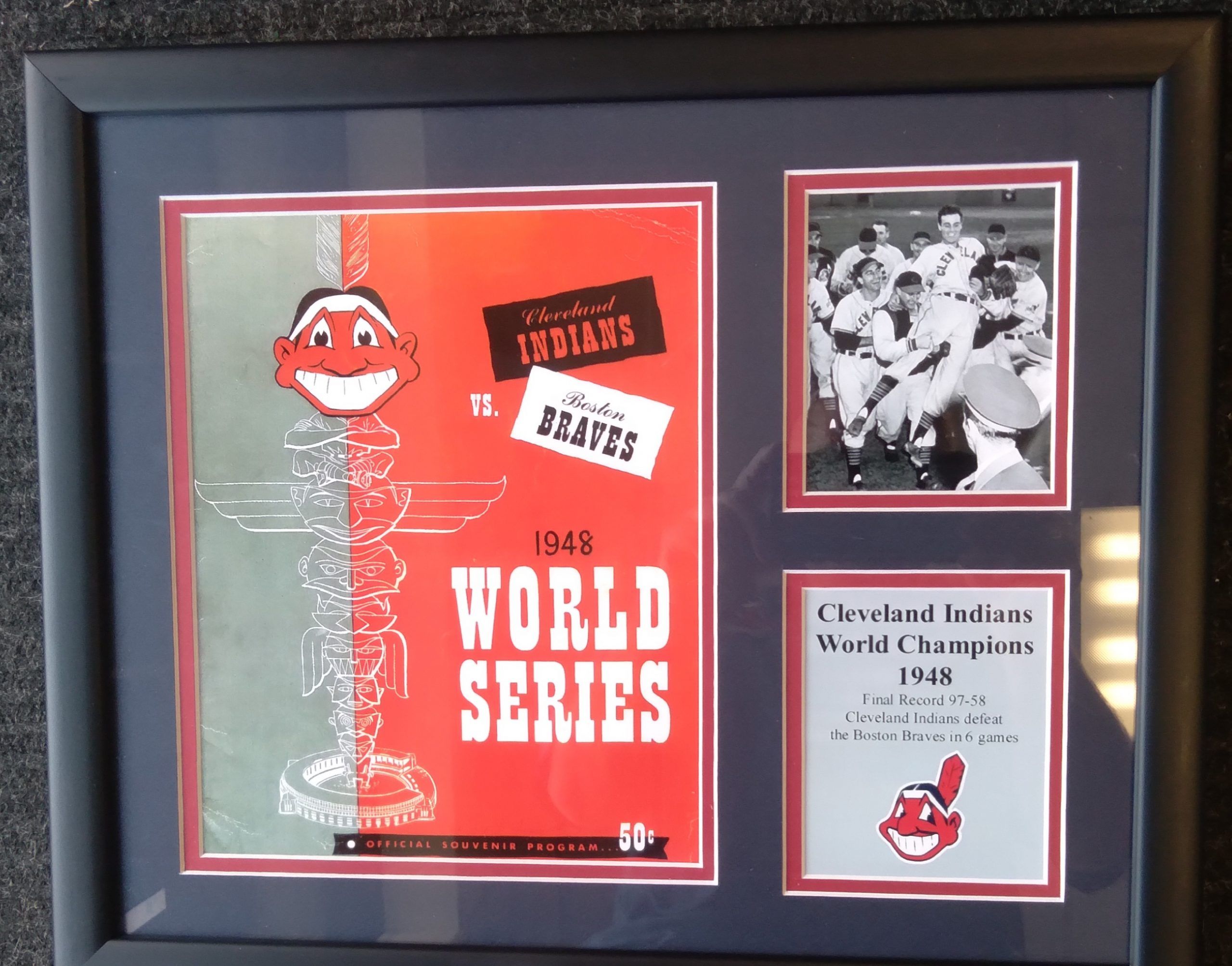 1948 World Series Champions - Cleveland Indians 