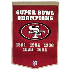 San Francisco 49ers Super Bowl Champs Dynasty Banner
